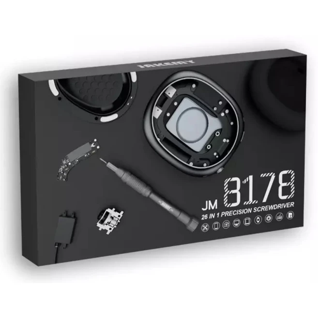 Набор отверток Jakemy JM-8178 26 в 1-ом, черный