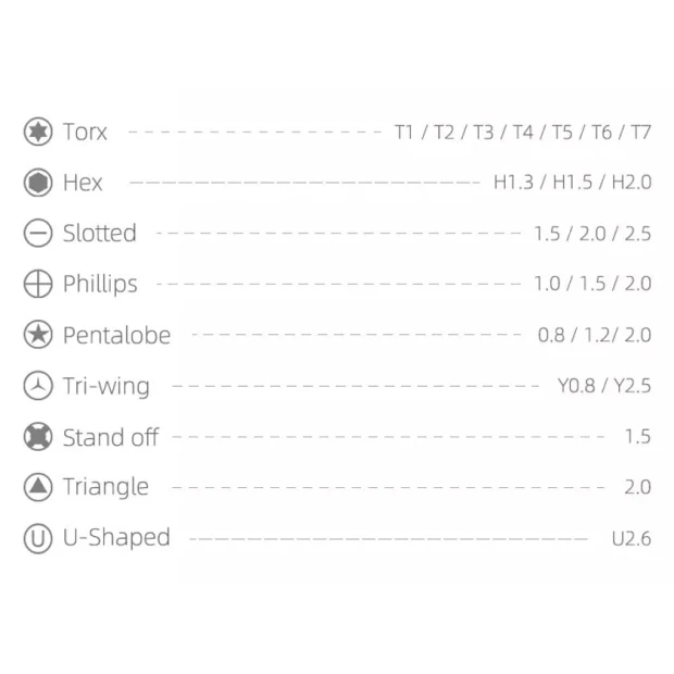 Набор отверток Jakemy JM-8178 26 в 1-ом, черный