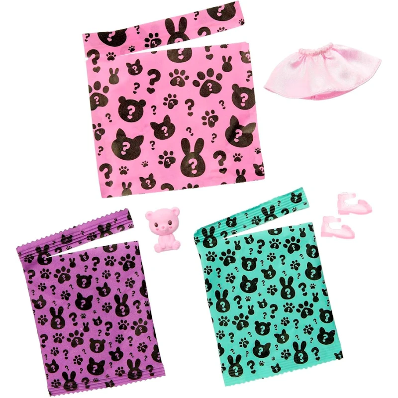 Кукла-сюрприз Mattel Barbie Cutie Reveal Chelsea Teddy Bear HKR19, 3+ лет Кукла-сюрприз Mattel Barbie Cutie Reveal Chelsea Teddy Bear HKR19, 3+ лет