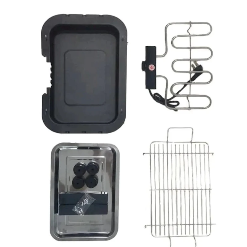 Elektrik qril 2000W, qara