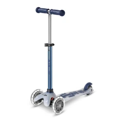 Uşaqlar üçün samokat Micro Mini Deluxe Flux LED Neochrome Navy MMD364