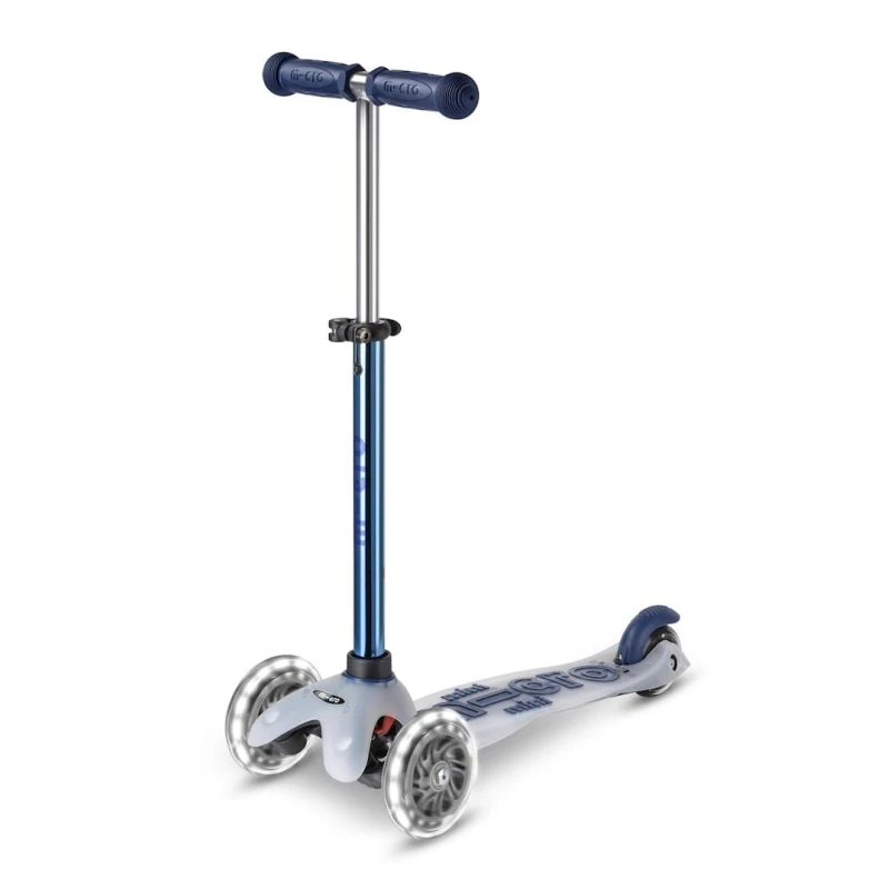 Самокат детский Micro Mini Deluxe Flux LED Neochrome Navy MMD364 Самокат детский Micro Mini Deluxe Flux LED Neochrome Navy MMD364