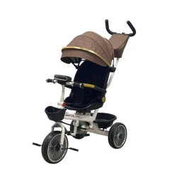 Детский трехколесный велосипед smr251, коричневый