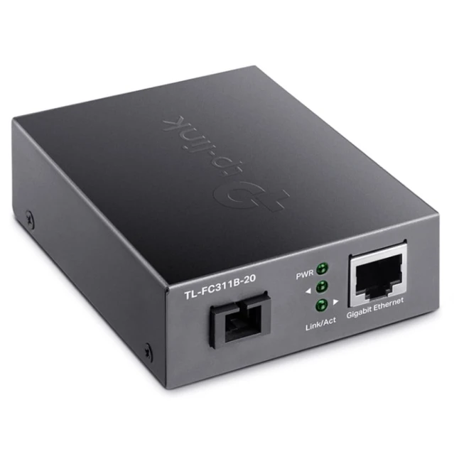 Mediakonverter TP-Link FC311B-20, qara Mediakonverter TP-Link FC311B-20, qara