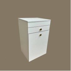 Kosmetika masası 3563_M2StolMirWh Ağ, LDSP, 80x50x50 sm, stul ilə