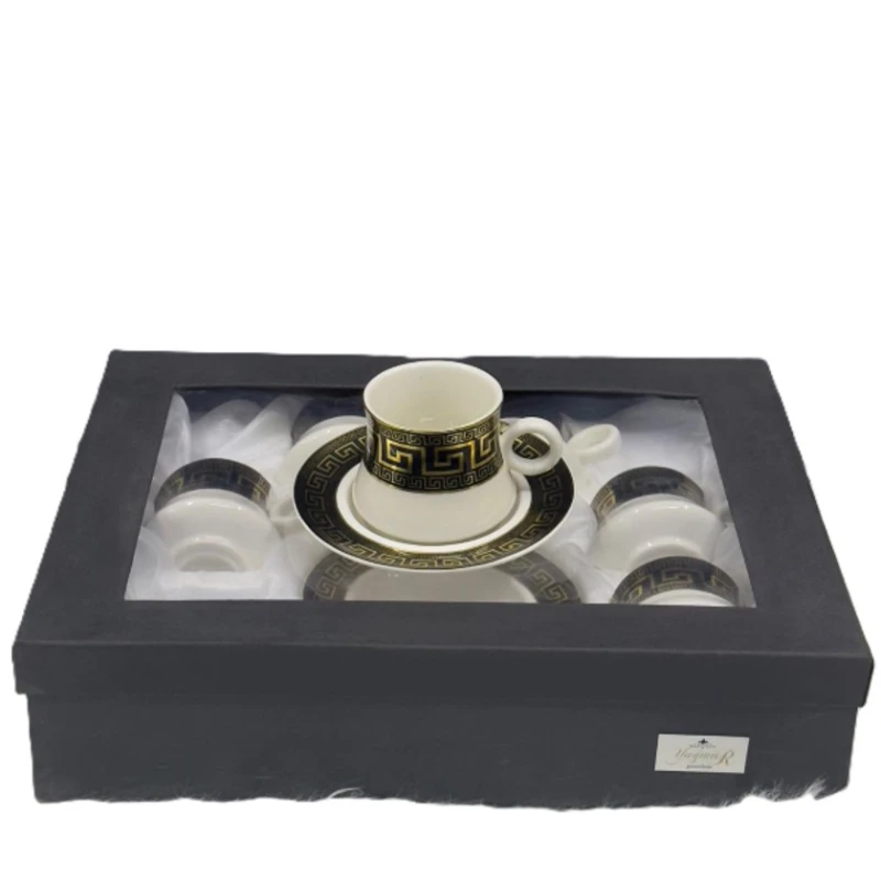 Кофейный сервиз Yağmur SHA-00003397, разноцветный, 6 чашек, 6 блюдец Кофейный сервиз Yağmur SHA-00003397, разноцветный, 6 чашек, 6 блюдец