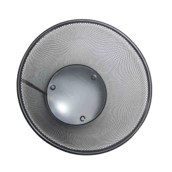 Мусорное ведро WG AF-2073-2, 22x26.5x28 см, металл, черный Мусорное ведро WG AF-2073-2, 22x26.5x28 см, металл, черный