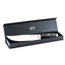 Шеф-нож универсальный Gipfel Bartly 9892, лезвие 20 см, сталь, рукоятка пластик, черный