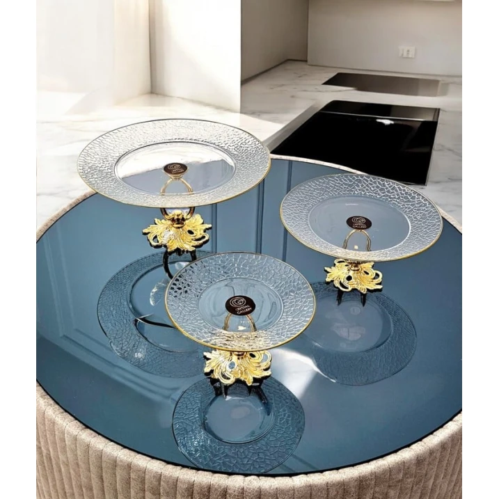 Набор стоек для торта Gallery Home GH-000147, 30/25/20 см, прозрачный