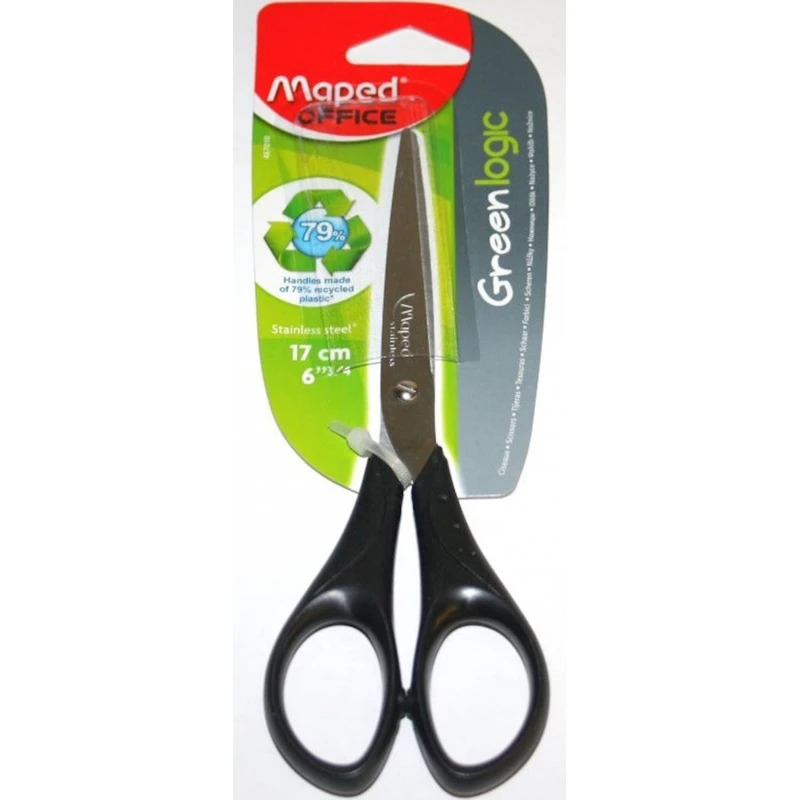 Канцелярские ножницы Maped Essentials Green симметричные Канцелярские ножницы Maped Essentials Green симметричные