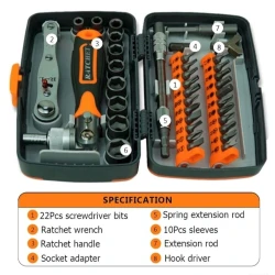 Набор бит с отверткой Youpin 38 предметов Набор бит с отверткой Youpin 38 предметов