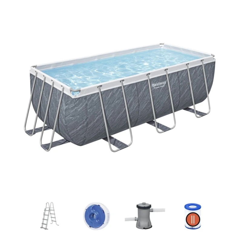 Каркасный бассейн Bestway 56722 BW Power Steel, 462 x 254 см Каркасный бассейн Bestway 56722 BW Power Steel, 462 x 254 см