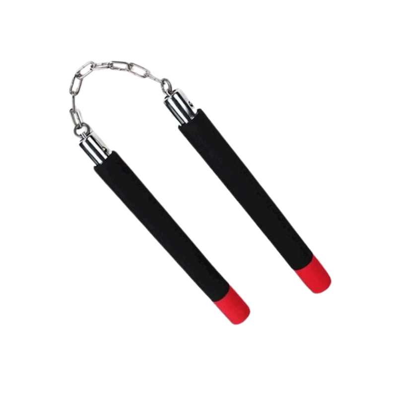 Нунчаки Taeosh 1201, металл/ПВХ, 30х19 см, черный