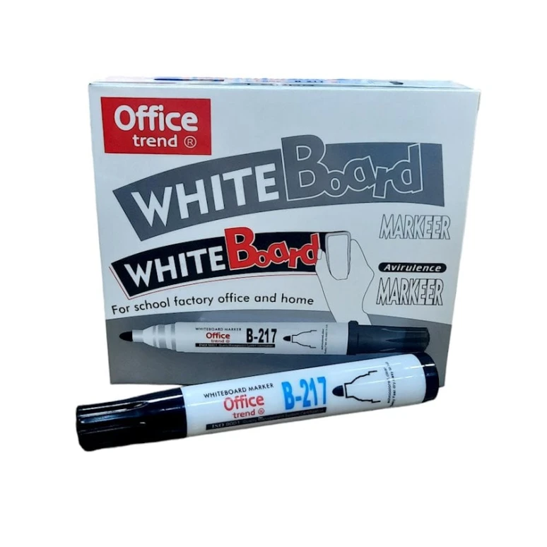 Набор борд-маркеров для доски В-217-12, 12 шт, черный Набор борд-маркеров для доски В-217-12, 12 шт, черный