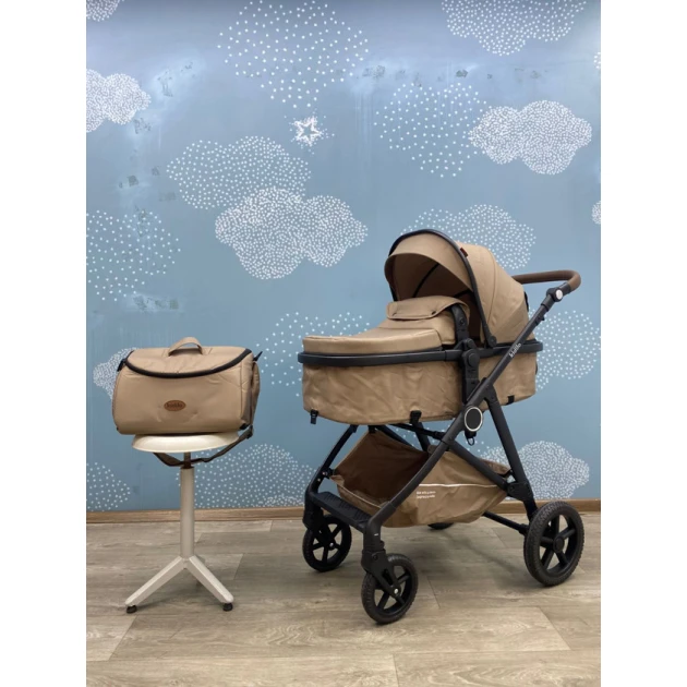 Детская коляска Kidilo K-08, коричневая