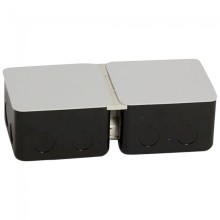 Yerüstü qutu Legrand 054002, 2x3 modul, qara