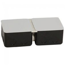 Yerüstü qutu Legrand 054002, 2x3 modul, qara