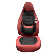 Oturacaq üçün çexol koja model, qara/qırmızı (avto333) - avto855