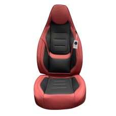 Oturacaq üçün çexol koja model, qara/qırmızı (avto333) - avto855
