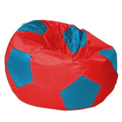 Пуфик DTOXL012, красный/синий, 95x95 см