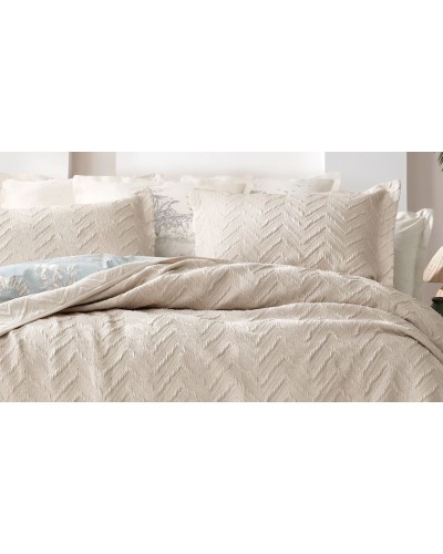 Örtük və yastıq üzü dəsti Yataş Curly, örtük 170x240 sm, yastıq üzü 50x70 sm, birnəfərlik, pambıq/poliester, bej