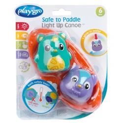 Hamam oyuncağı Playgro Safe To Paddle Light Up Canoe, rəngbərəng