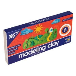 Пластилин Yes Erudite, 6 цветов