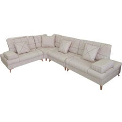 Угловой диван KS-14, кремовый, 300x200 см Угловой диван KS-14, кремовый, 300x200 см