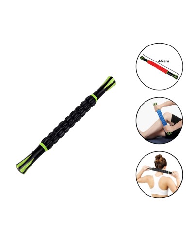 Masaj çubuğu Gymnic 2206, uzunluq 45 sm, qara