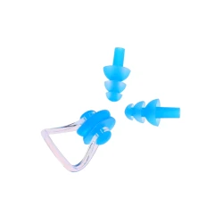 Набор для плавания беруши и зажим для носа Speedo 1537, голубой Набор для плавания беруши и зажим для носа Speedo 1537, голубой