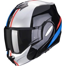 Motosiklet dəbilqəsi Scorpion EXO-Tech Evo Forza Black-Silver-Red, ölçü L, qara/boz/qırmızı