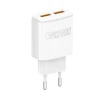 Şəbəkə enerji toplama cihazı VIDVIE PLE245 2USB 2.4A with Type-C Cable White