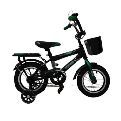 Велосипед двухколесный для детей Salute, 3-5 лет, 12 см, зеленый