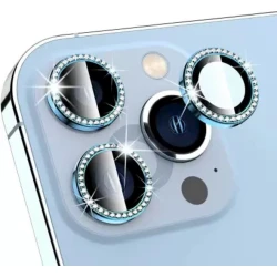 Qoruyucu şüşə Apple iPhone 13 Pro Max kamerası üçün Blue