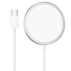 Беспроводное зарядное устройство Borofone BQ9 Pro Silver Беспроводное зарядное устройство Borofone BQ9 Pro Silver