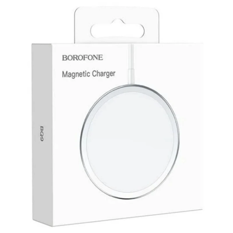Беспроводное зарядное устройство Borofone BQ9 Pro Silver Беспроводное зарядное устройство Borofone BQ9 Pro Silver