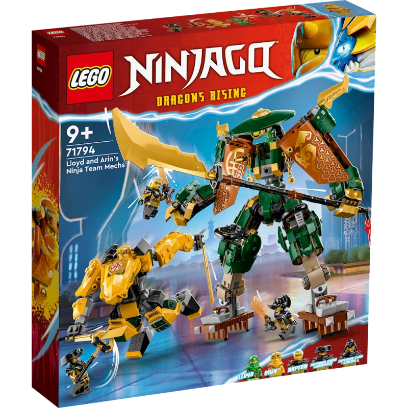 Конструктор LEGO Ninjago Lloyd and Arin's Ninja Team Mechs 71794, 9+ лет, 764 элементов
