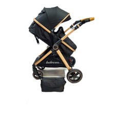 Uşaq arabası Belecoo X-1D-BLACK, qara