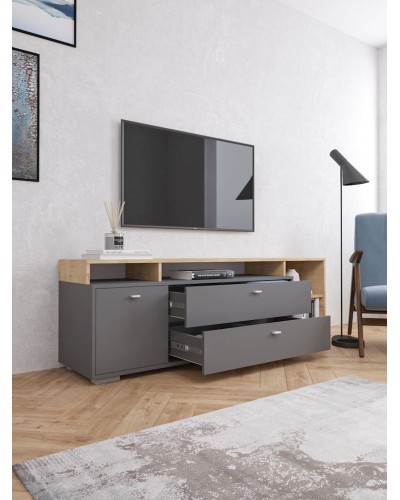 TV üçün tumba 171x56x43 sm, LDSP, boz/qəhvəyi