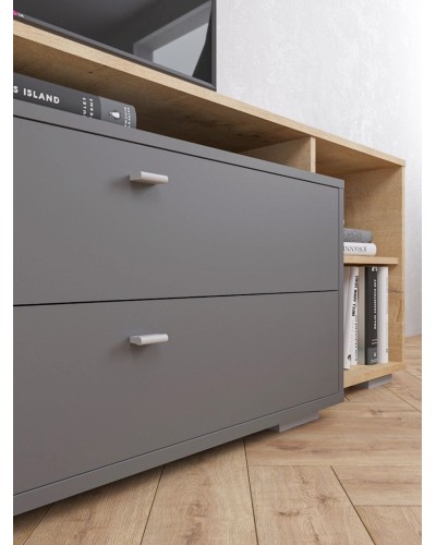 TV üçün tumba 171x56x43 sm, LDSP, boz/qəhvəyi