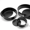 Набор форм для выпечки Microne 28/26/24 см, алюминий, с антипригарным покрытием, черный