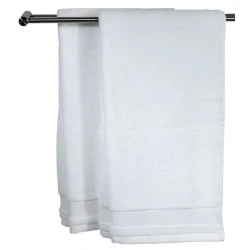 Полотенце для рук JYSK Nora By Kronborg, 40x60 см, хлопок, белый