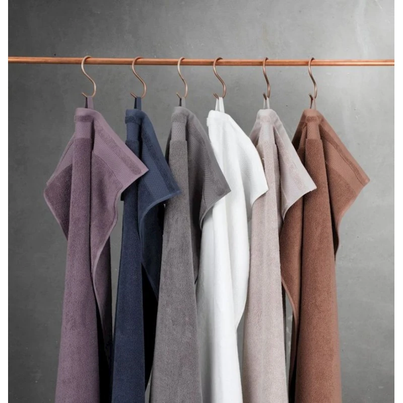 Полотенце для рук JYSK Nora By Kronborg, 40x60 см, хлопок, белый