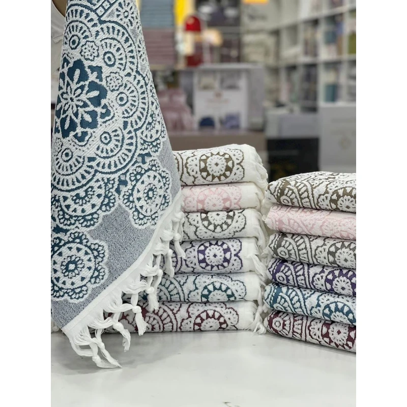 Полотенце для рук SHA-0000542, 50x90 см, хлопок, товар в ассортименте