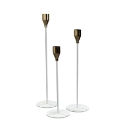 Подсвечник smil_1501, металл, золотистый, 5x5x25 см Подсвечник smil_1501, металл, золотистый, 5x5x25 см