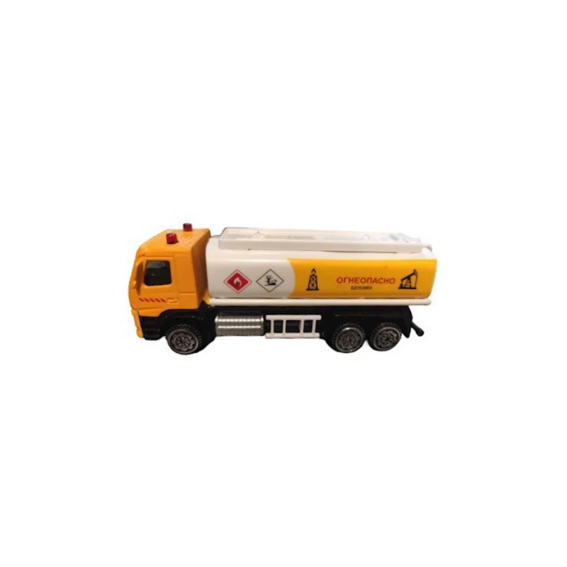 Машинка игрушечная Ideal Volvo Oil Tanker, 46x30x48 см, желтая Машинка игрушечная Ideal Volvo Oil Tanker, 46x30x48 см, желтая