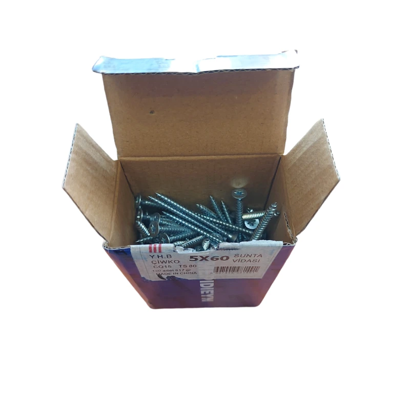 Шуруп Mepidieyn, 5x60 мм, 150 штук Шуруп Mepidieyn, 5x60 мм, 150 штук