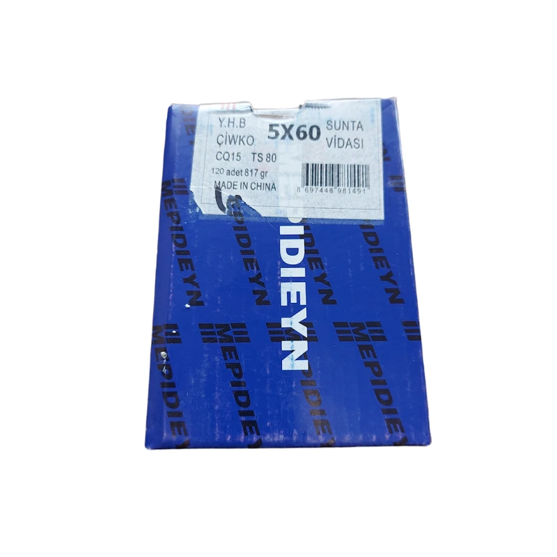 Шуруп Mepidieyn, 5x60 мм, 150 штук Шуруп Mepidieyn, 5x60 мм, 150 штук