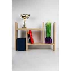 Настольная полка Letta ЛДСП, древесная, 45x12x48 см Настольная полка Letta ЛДСП, древесная, 45x12x48 см