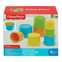 Пластиковые стаканчики Fisher-Price, Stacking Cups, 6 м+